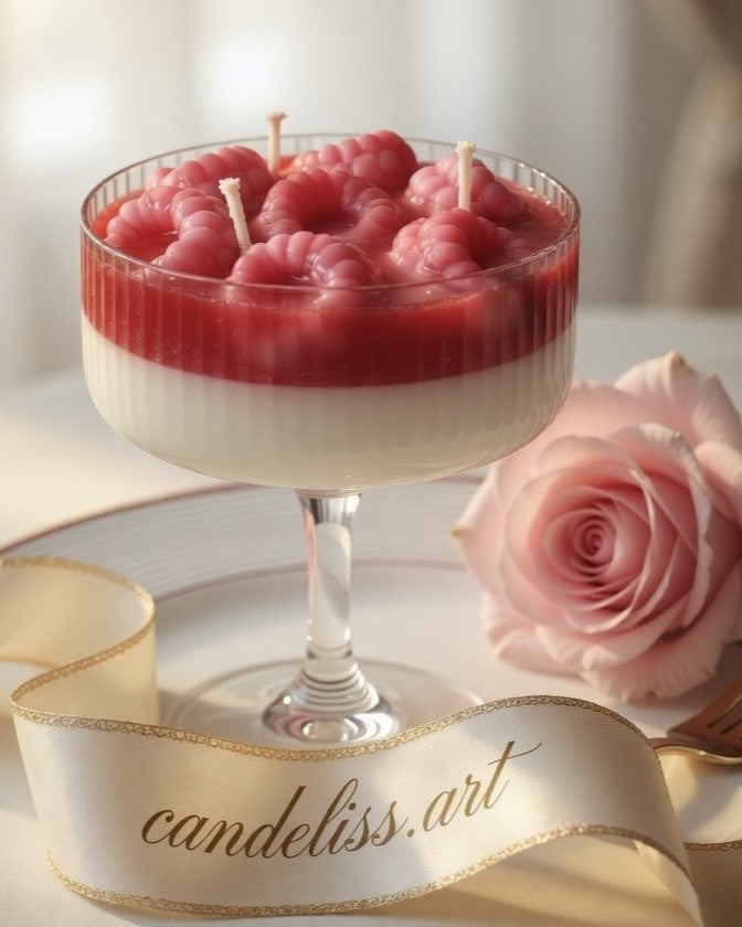 Lumânare Raspberry Mousse