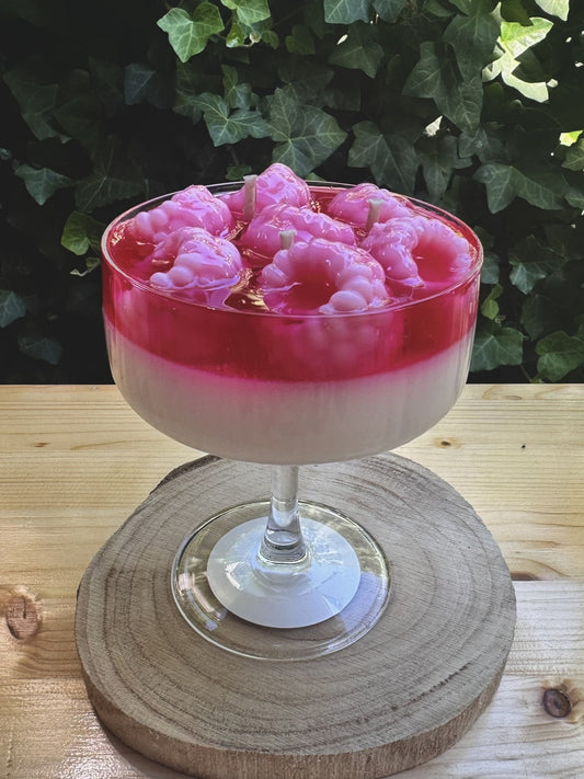 Lumânare Raspberry Mousse